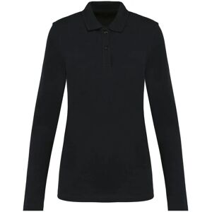 Kariban Supima Black Long Sleeve Polo - Shirt Kariban Supima Black Long Sleeve Polo - Shirt