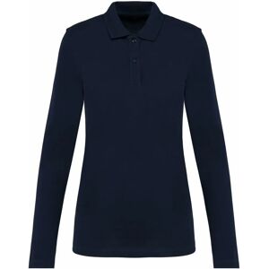 Kariban Supima Deep Navy Long Sleeve Polo - Polo Shirt Kariban Supima Deep Navy Long Sleeve Polo - Polo Shirt
