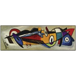 Tapis Multicolore Dezenco 60x180cm - Décoration Moderne - Publicité Tapis Multicolore Dezenco 60x180cm - Décoration Moderne - Publicité
