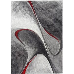 Tapis Rouge 160x160cm Moderne - Motif Géométrique UNAMOURDETAPIS - Publicité Tapis Rouge 160x160cm Moderne - Motif Géométrique UNAMOURDETAPIS - Publicité