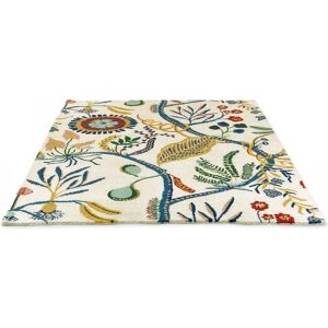 Tapis Floral en Laine Multicolore 250x350 - Tapis - Publicité Tapis Floral en Laine Multicolore 250x350 - Tapis - Publicité
