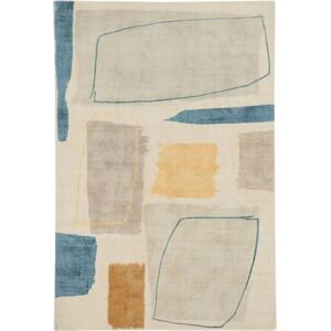 Tapis en laine Scion Papya - Motif abstrait, 120x180cm, Beige - Publicité Tapis en laine Scion Papya - Motif abstrait, 120x180cm, Beige - Publicité