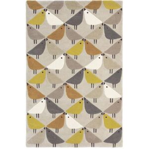 Tapis en laine fait main Scion LINTU Gris et Jaune - Tapis - Publicité Tapis en laine fait main Scion LINTU Gris et Jaune - Tapis - Publicité