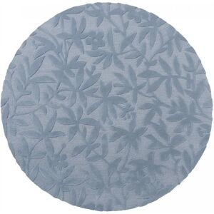 Tapis Rond en Laine Fleuri Fait Main - Tapis - Publicité Tapis Rond en Laine Fleuri Fait Main - Tapis - Publicité