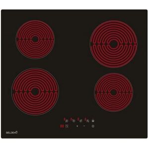 BELDEKO Plaque de cuisson vitrocéramique encastrable 4 zones - 59 x 52 cm - Publicité BELDEKO Plaque de cuisson vitrocéramique encastrable 4 zones - 59 x 52 cm - Publicité
