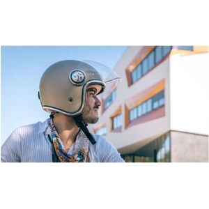 Nox Jet Heritage Motorcycle Helmet - Open Face, Black Nox Jet Heritage Motorcycle Helmet - Open Face, Black