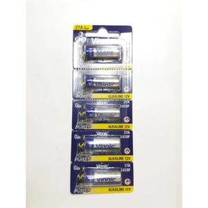 Lot de 5 piles Vinnic pour DIVERS A27S Lot de 5 piles Vinnic pour DIVERS A27S