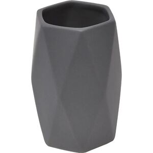 Bicchiere da bagno grigio a forma di diamante - Accessorio bagno Bicchiere da bagno grigio a forma di diamante - Accessorio bagno