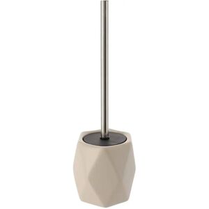 Spazzola WC TENDANCE - Acciaio inossidabile, taupe, forma a diamante Spazzola WC TENDANCE - Acciaio inossidabile, taupe, forma a diamante