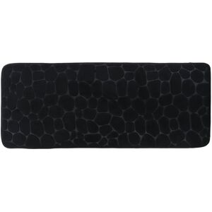 TENDANCE Tapis en microfibre de mémoire galets 45x120 cm - noir - Publicité TENDANCE Tapis en microfibre de mémoire galets 45x120 cm - noir - Publicité