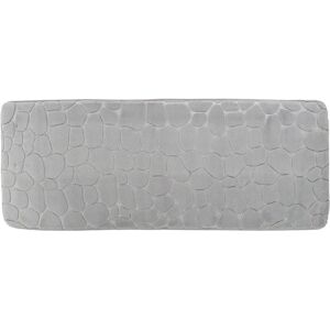 TENDANCE Tapis mémoire microfibre galets - 45x120cm - Publicité TENDANCE Tapis mémoire microfibre galets - 45x120cm - Publicité