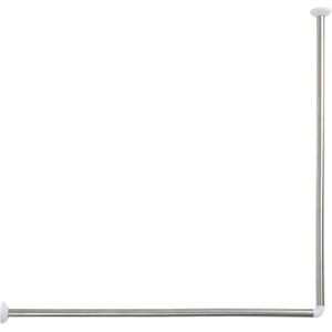 TENDANCE Bastone Doccia Angolare in Acciaio Inox - 90x90 cm - Cromo TENDANCE Bastone Doccia Angolare in Acciaio Inox - 90x90 cm - Cromo