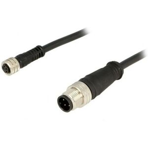 Molex 1200878074 - Câble Capteur/Automatisation - M12-M8 - Mâle/Femelle - 4 broches - Noir - Publicité Molex 1200878074 - Câble Capteur/Automatisation - M12-M8 - Mâle/Femelle - 4 broches - Noir - Publicité