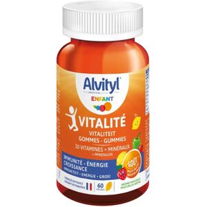 Alvityl Vitalité Gommes Citron Pomme Orange Fraise - 10 Vitamines & Minéraux - Dès 4 Ans - 60 Gommes - Publicité Alvityl Vitalité Gommes Citron Pomme Orange Fraise - 10 Vitamines & Minéraux - Dès 4 Ans - 60 Gommes - Publicité