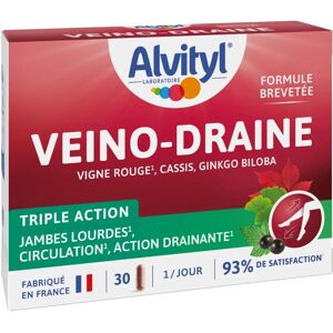 Alvityl Veino-Draine - Soutien circulatoire - 30 Gélules - Publicité Alvityl Veino-Draine - Soutien circulatoire - 30 Gélules - Publicité