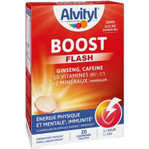 Alvityl Ginseng & Caféine Orange - Complément alimentaire - Publicité Alvityl Ginseng & Caféine Orange - Complément alimentaire - Publicité