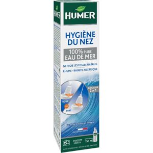 Spray nasal d'eau de mer Humer - Hygiène quotidienne - 150ml - Publicité Spray nasal d'eau de mer Humer - Hygiène quotidienne - 150ml - Publicité