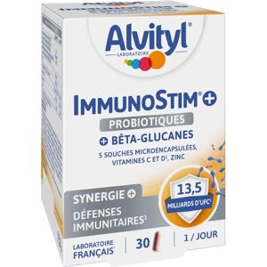 Alvityl Immunostim+ - Probiotiques - 30 Gélules - Soutien immunitaire - Publicité Alvityl Immunostim+ - Probiotiques - 30 Gélules - Soutien immunitaire - Publicité