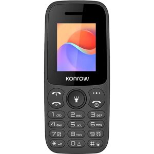 Konrow MOBY - Noir - Écran 1,77" - Téléphone simple - Tastenhandy - Publicité Konrow MOBY - Noir - Écran 1,77" - Téléphone simple - Tastenhandy - Publicité