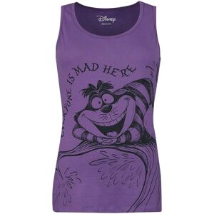 Disney Alice Cheshire Cat Top - Lilla - Uten Ermer - Normal Passform Disney Alice Cheshire Cat Top - Lilla - Uten Ermer - Normal Passform