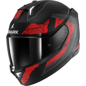 Shark Skwal i3 Full Face Helmet - Black/Chrome/Red - Motorcycle Helmet Shark Skwal i3 Full Face Helmet - Black/Chrome/Red - Motorcycle Helmet