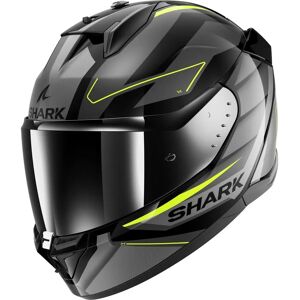 Shark D-Skwal 3 Full Face Helmet - Black Grey Yellow - Helmet Shark D-Skwal 3 Full Face Helmet - Black Grey Yellow - Helmet