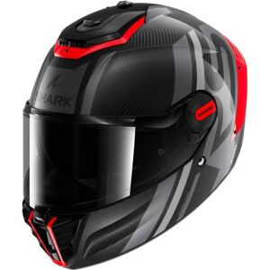 Shark Spartan RS Carbon Teljes Arcú Sisak - Fekete Piros Antracit Shark Spartan RS Carbon Teljes Arcú Sisak - Fekete Piros Antracit
