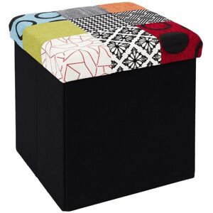 CMP Iberica Pouf Pliant Patchwork - Siège Coloré Polyvalent - Publicité CMP Iberica Pouf Pliant Patchwork - Siège Coloré Polyvalent - Publicité