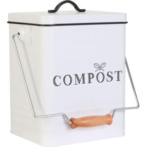 Bac à compost compact en acier inoxydable Cook Concept - 5L - Publicité Bac à compost compact en acier inoxydable Cook Concept - 5L - Publicité