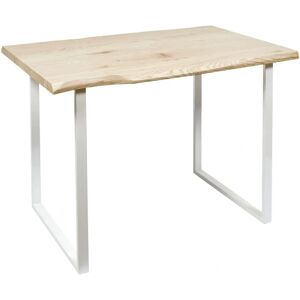 Table à manger rectangulaire en MDF blanc - Table à manger - Publicité Table à manger rectangulaire en MDF blanc - Table à manger - Publicité