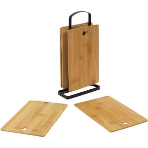 Ensemble de 6 planches en bambou avec socle en métal de Cook Concept - Publicité Ensemble de 6 planches en bambou avec socle en métal de Cook Concept - Publicité