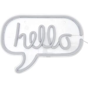 Home Deco Factory Luz de neón Hello - Decoración moderna, USB, 3000K blanco cálido Home Deco Factory Luz de neón Hello - Decoración moderna, USB, 3000K blanco cálido