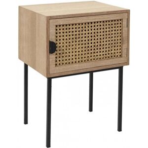 Table de pied beige Home Deco Factory - Fin de canapé - Publicité Table de pied beige Home Deco Factory - Fin de canapé - Publicité