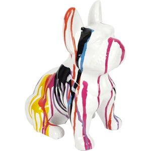 The Home Deco Factory Bouledogue en céramique 30cm Multicolore - Figurine - Publicité The Home Deco Factory Bouledogue en céramique 30cm Multicolore - Figurine - Publicité