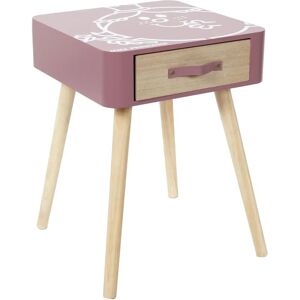 PARIS PRIX - Princess Paris - Rose - 35x35x48 cm - Chevet - Publicité PARIS PRIX - Princess Paris - Rose - 35x35x48 cm - Chevet - Publicité