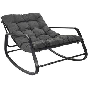 Home Deco Factory Miamii Fauteuil de jardin gris/noir - Publicité Home Deco Factory Miamii Fauteuil de jardin gris/noir - Publicité