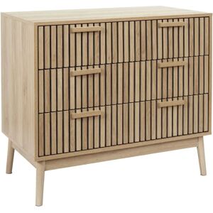 Buffet en bois Home Deco Factory avec 3 tiroirs - Meuble salon/chambre - Publicité Buffet en bois Home Deco Factory avec 3 tiroirs - Meuble salon/chambre - Publicité