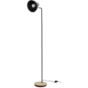 Lámpara de pie de madera y metal negro de Home Deco Factory - Lámpara de suelo Lámpara de pie de madera y metal negro de Home Deco Factory - Lámpara de suelo