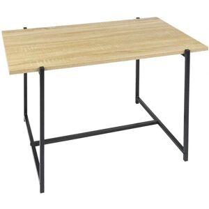 Mesa de centro Loka - 80x45cm Madera/Negro Mesa de centro Loka - 80x45cm Madera/Negro