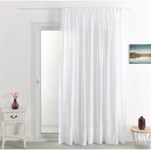 HOME MAISON Cortina de Voile con Flecos Blanca - Cortina HOME MAISON Cortina de Voile con Flecos Blanca - Cortina