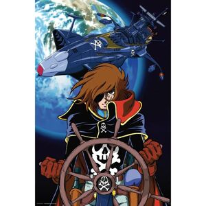Affiche Captain Harlock - 91,5x61cm - Publicité Affiche Captain Harlock - 91,5x61cm - Publicité