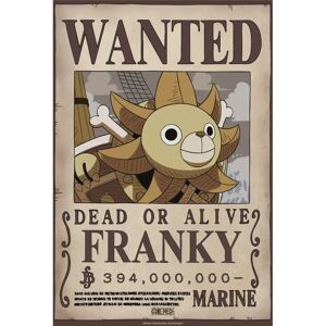 GB Eye One Piece Poster Chibi Wanted Franky Wano 52x38cm GB Eye One Piece Poster Chibi Wanted Franky Wano 52x38cm
