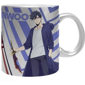 Taza Abystyle Jinwoo & Igris - Solo Leveling - 320ml - Cerámica - Efecto Plata Taza Abystyle Jinwoo & Igris - Solo Leveling - 320ml - Cerámica - Efecto Plata