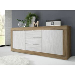 Matelpro - Agathe - 210 cm - Chêne mercure - Buffet - Publicité Matelpro - Agathe - 210 cm - Chêne mercure - Buffet - Publicité