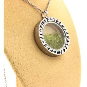 A Bijoux Naszyjnik z Peridotu - 29x35mm - Biżuteria Unisex A Bijoux Naszyjnik z Peridotu - 29x35mm - Biżuteria Unisex