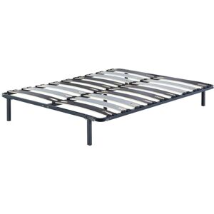 NUITS D'OR Cama - Listones de Madera - 160x200 cm - Estructura Metálica NUITS D'OR Cama - Listones de Madera - 160x200 cm - Estructura Metálica