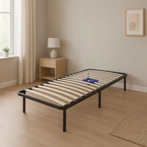 Base de cama de láminas reforzada Marion 70x190 cm - Negro Base de cama de láminas reforzada Marion 70x190 cm - Negro