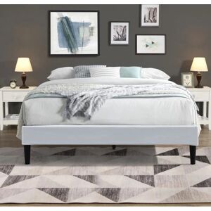 Nuits d or ND - Cama 140x190 cm con funda lavable y listones de madera Nuits d or ND - Cama 140x190 cm con funda lavable y listones de madera