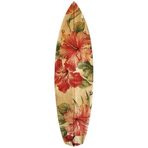 Hexoa Surf Vintage Rouge Art Mural - Décoration Murale - Publicité Hexoa Surf Vintage Rouge Art Mural - Décoration Murale - Publicité