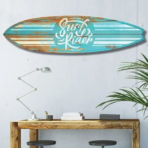 Hexoa Planche de Surf Décorative - Surf Blue California - 145x40 cm - Publicité Hexoa Planche de Surf Décorative - Surf Blue California - 145x40 cm - Publicité